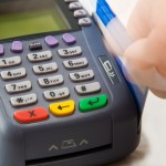 Credit card processing with a terminal